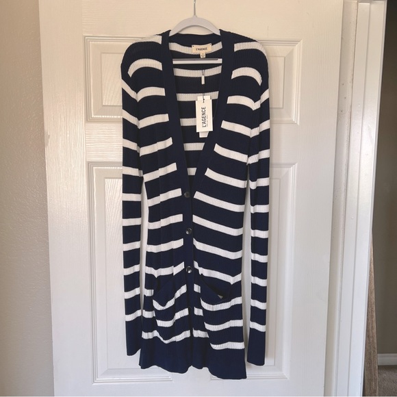 L’agence Corin Striped Cardigan - Picture 3 of 7